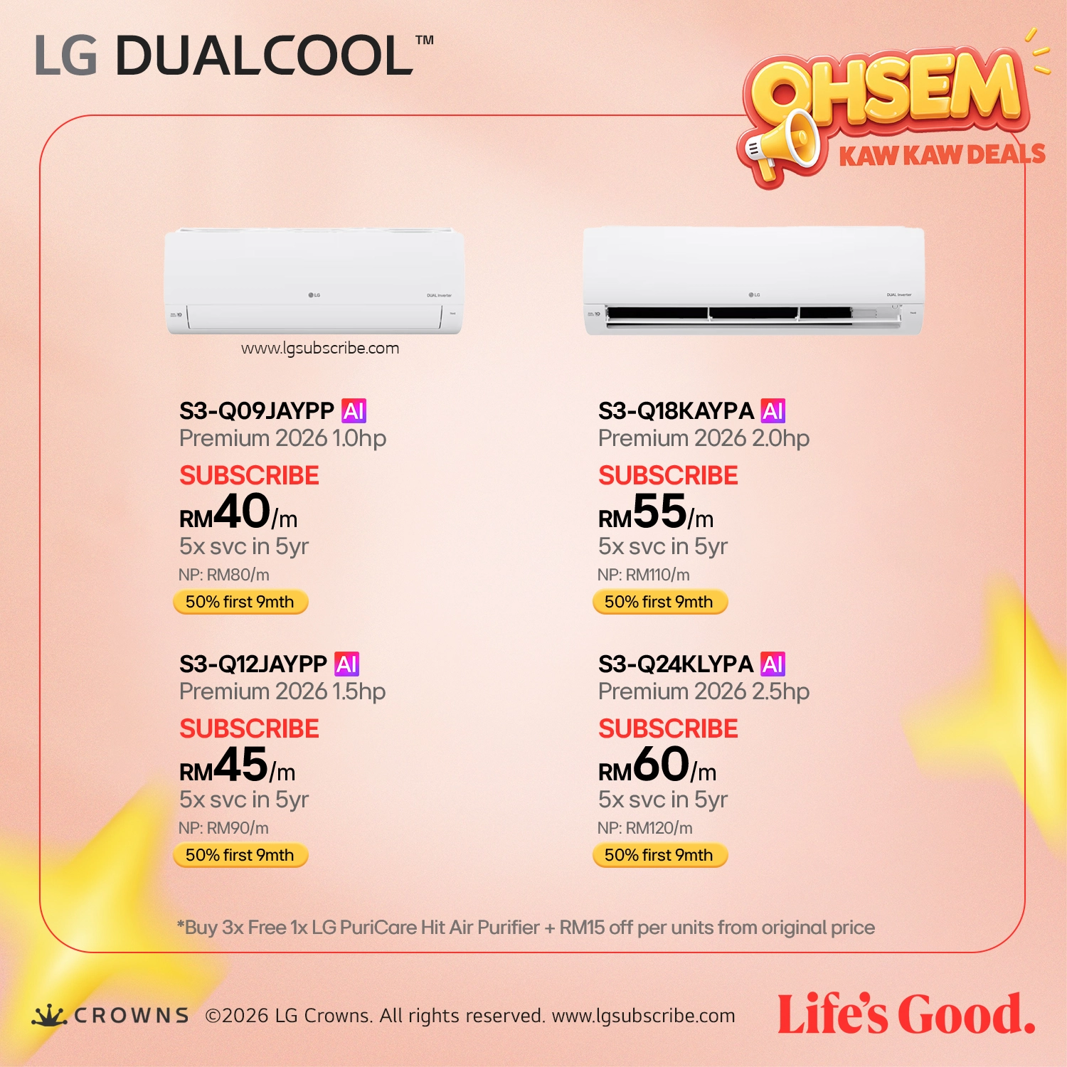 LG DUALCOOL - Air Conditioner