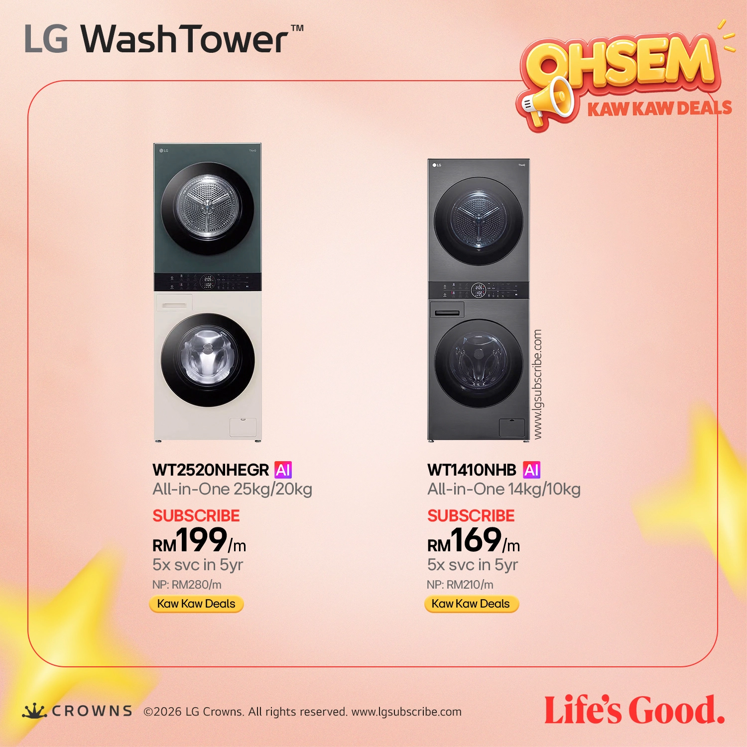 LG WashTower - All-in-One Washer Dryer