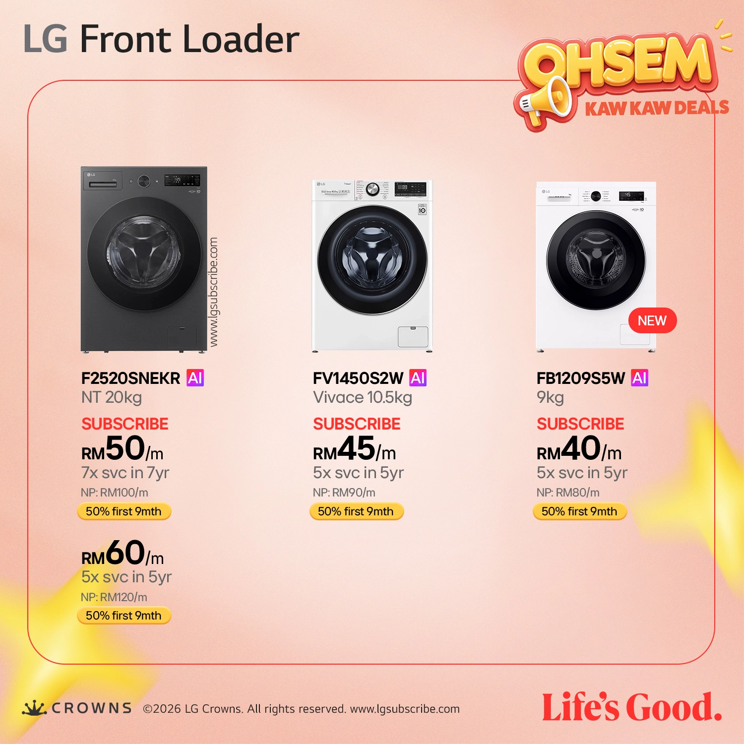 LG Front Loader