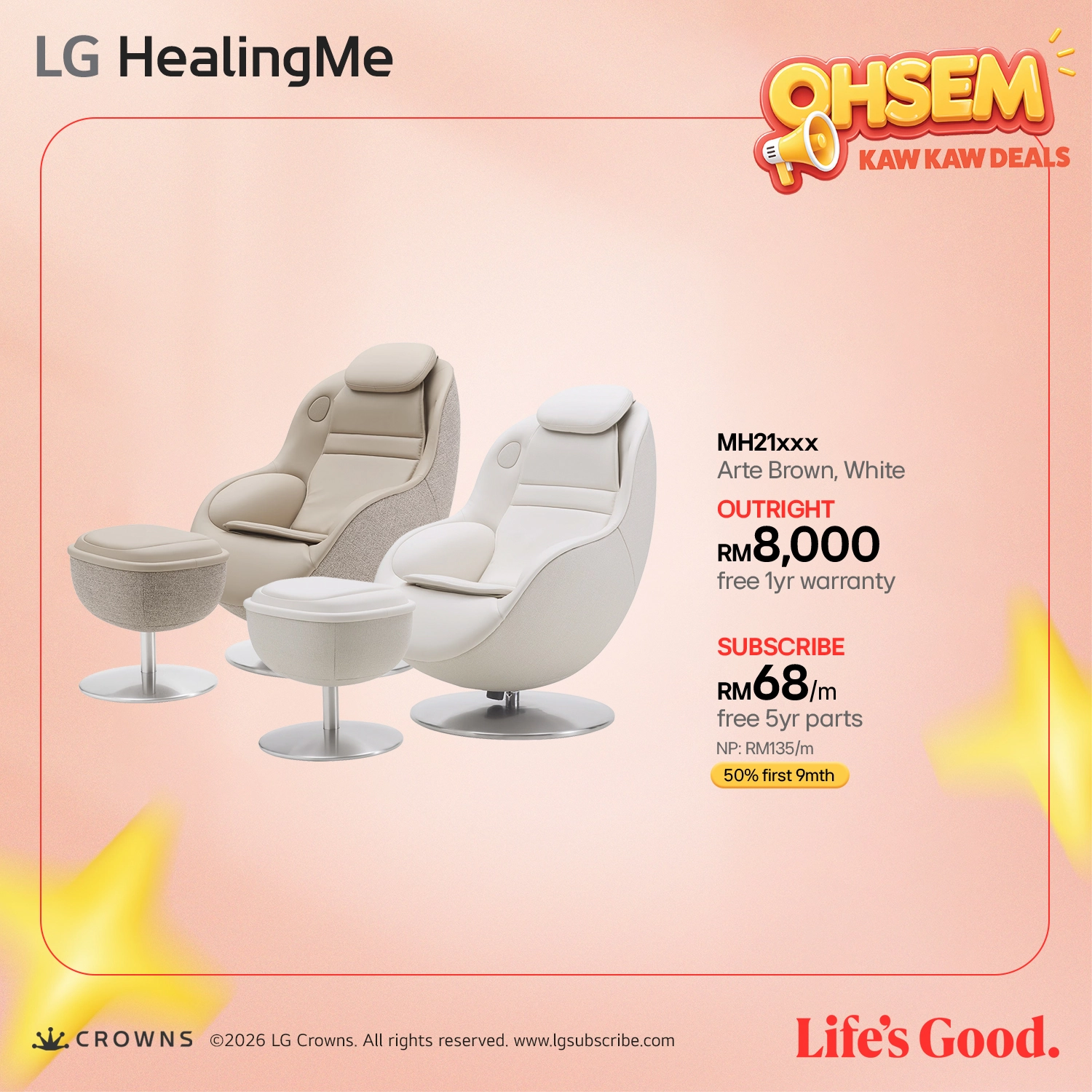 LG HealingMe Massage Chair