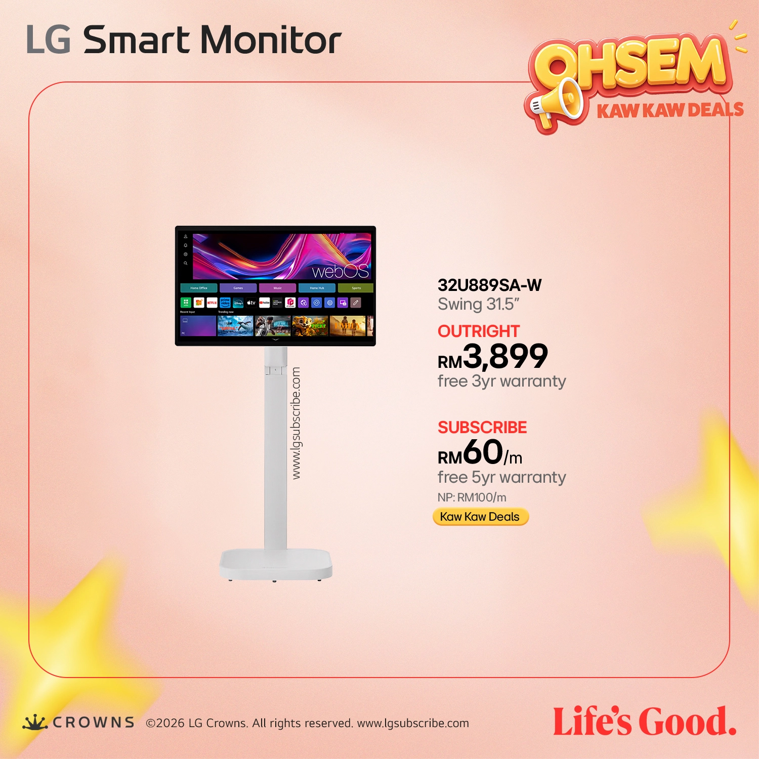 LG Smart Monitor Swing