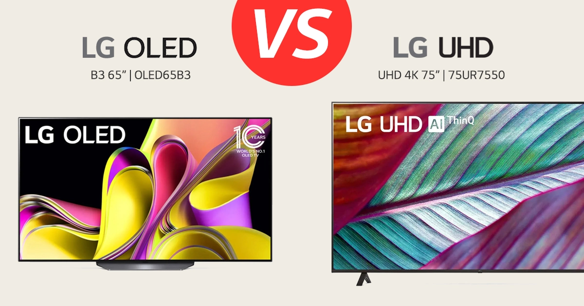LG OLED vs LG UHD 4K Smart TV