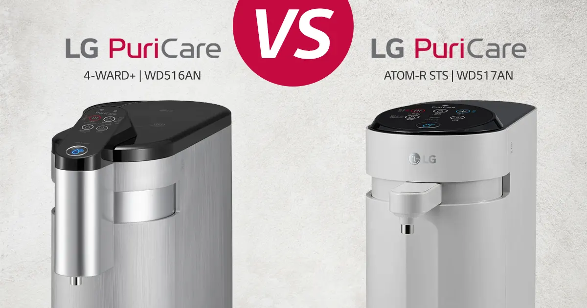 LG PuriCare WD517AN vs WD516AN Water Purifier
